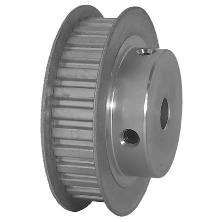 B&B Manufacturing 30XL037-6FA4, Timing Pulley, Aluminum, Clear Anodized,  30XL037-6FA4
